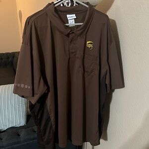 UPS Brown Polo Shirt for Men 4xl